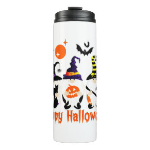 Halloween Gnomes Cute Autumn Pumpkin Fall Thermal Tumbler