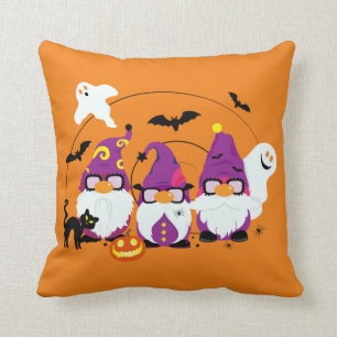 Halloween Gnomes Cute Cartoon Cushion