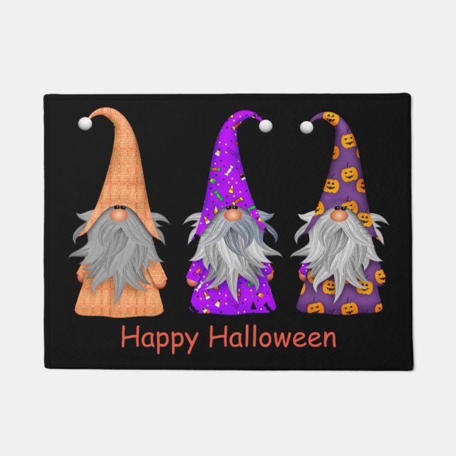 Halloween Gnomes Doormat (Front)
