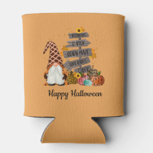 Halloween Gnomes, Fall, Pumpkins, Halloween Party Can Cooler