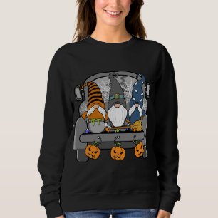 Halloween Gnomes Funny Monsters Pumpkin Spice Witc Sweatshirt