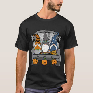 Halloween Gnomes Funny Monsters Pumpkin Spice Witc T-Shirt