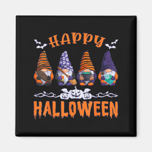Halloween Gnomes Happy Halloween Magnet