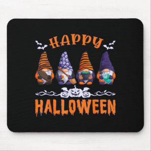 Halloween Gnomes Happy Halloween Mouse Pad