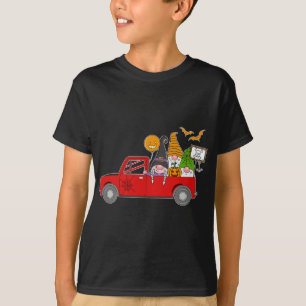 Halloween Gnomes Holiday Costume With Red Truck No T-Shirt