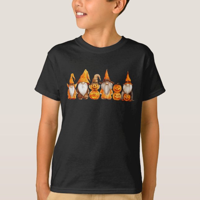 Halloween Gnomes T-Shirt (Front)