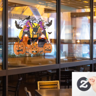 Halloween Gnomes Window Cling