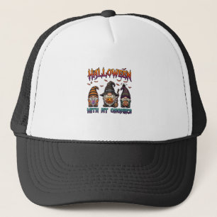Halloween Gnomies Three Gnomes Witch Hat Pumpkin_1