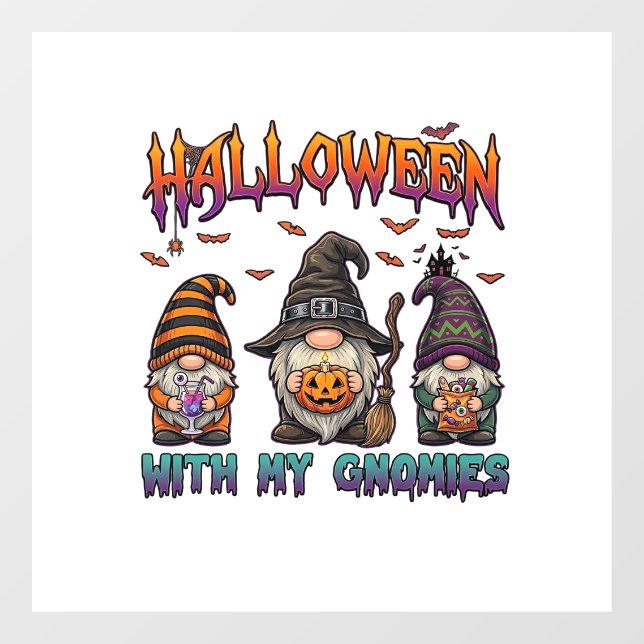Halloween Gnomies Three Gnomes Witch Hat Pumpkin_1 (Sheet)