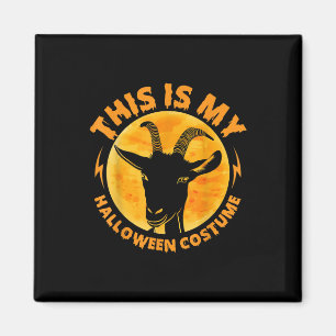 Halloween Goat Costumes Funny Goat Farming Farmer Magnet