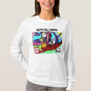 HALLOWEEN GOBLIN AND WITCH shirt