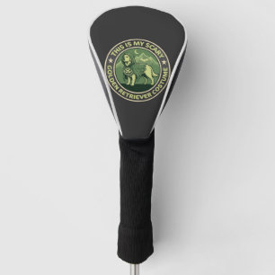 Halloween Golden Retriever This is my Scary_1 Golf Head Cover