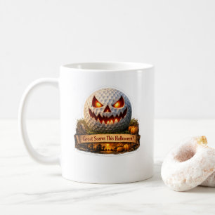 halloween golf mug