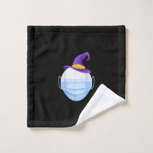 Halloween Golfer Costume Golf Wearing Face Mask Wash Cloth
