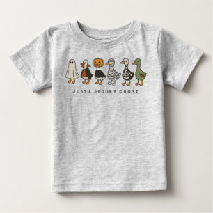 Halloween Goose Toddler Shirt, Spooky Goose Infant Baby T-Shirt