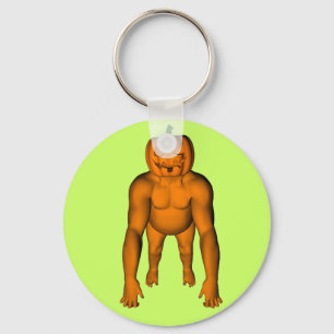 Halloween Gorilla Key Ring
