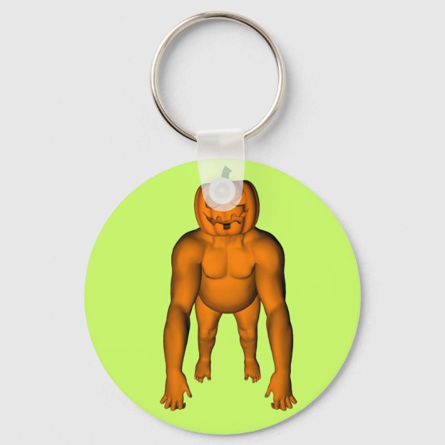 Halloween Gorilla Key Ring (Front)