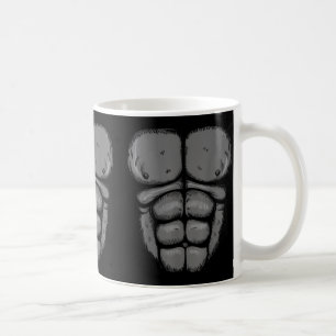 Halloween Gorilla Monkey Belly Chest Costume Men Coffee Mug