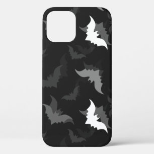 halloween goth black bats iPhone 12 case