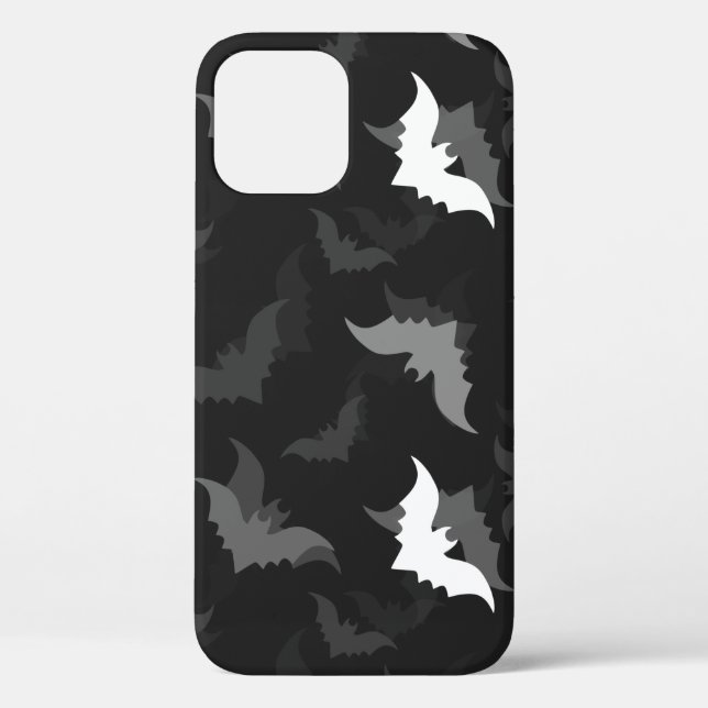 halloween goth black bats Case-Mate iPhone case (Back)