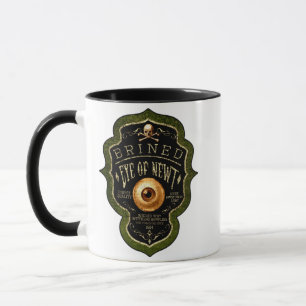 Halloween Gothic Eye Of Newt Witch Potion Vintage Mug