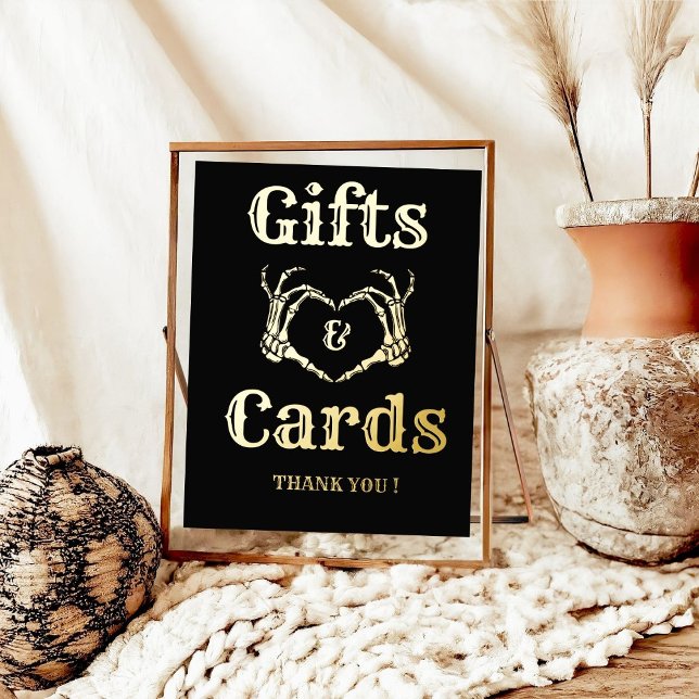 Halloween Gothic Gift and cards Skull hands Sign (Creator Uploaded)