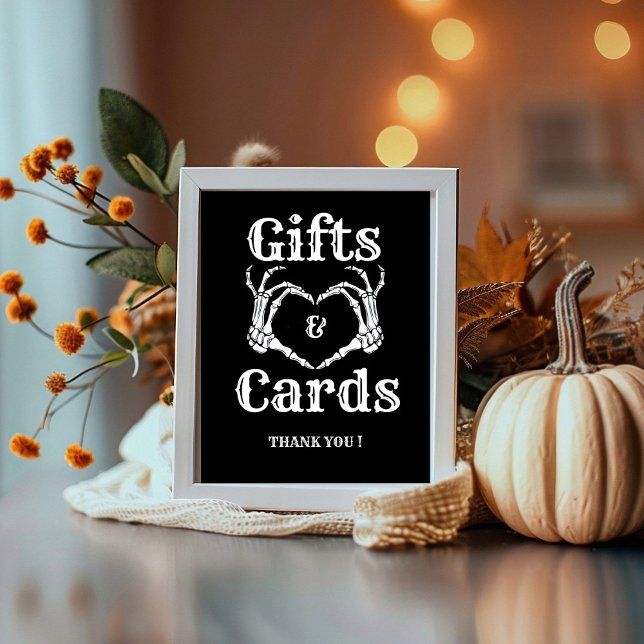 Halloween Gothic Gift and cards Skull hands Sign (Creator Uploaded)