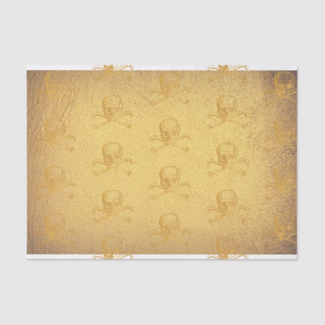 Halloween Gothic Glam |Skull | Tissue Paper (Front)