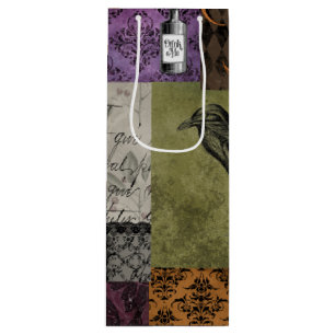 Halloween Gothic Medieval Spooky Apothecary Art Wine Gift Bag