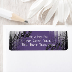 Halloween Gothic Return Address Label