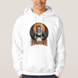 Halloween Gothic Skeleton Fortune Teller Vector Ar Hoodie