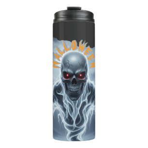 Halloween Gothic Skeleton Ghost Spirit Thermal Tumbler