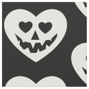 halloween gothic valentine creepy heart white fabric