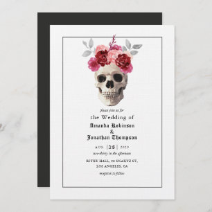 Halloween Gothic Wedding Invitation