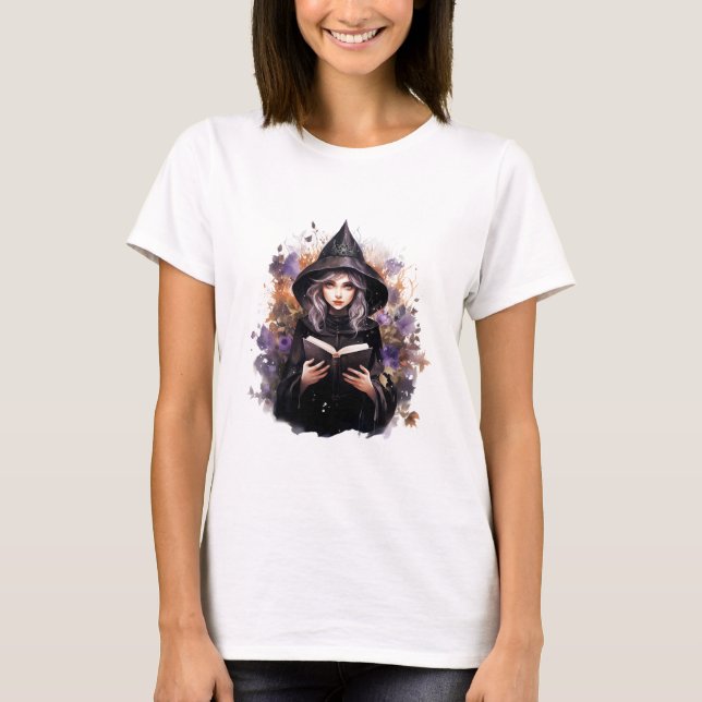 Halloween gothic witch T-Shirt (Front)