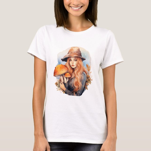 Halloween gothic witch T-Shirt (Front)