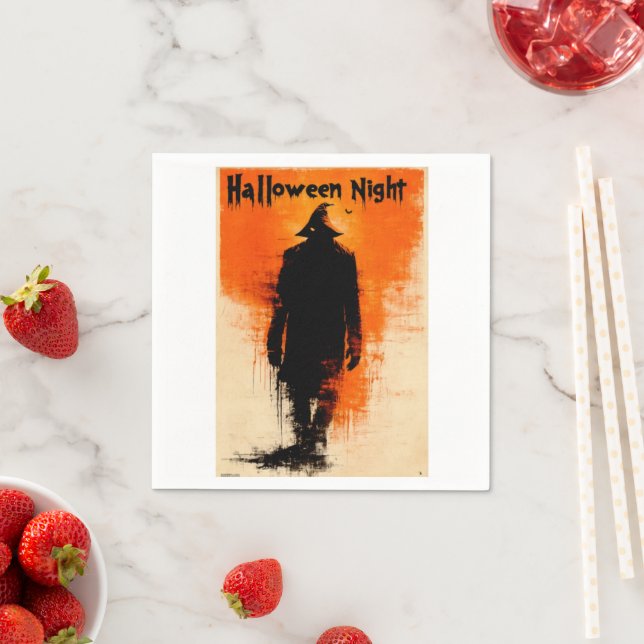 Halloween Graphic – 1960s Poster Vibes Napkin (Insitu)