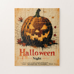 Halloween Graphic – Classic 1960s Design Jigsaw Puzzle