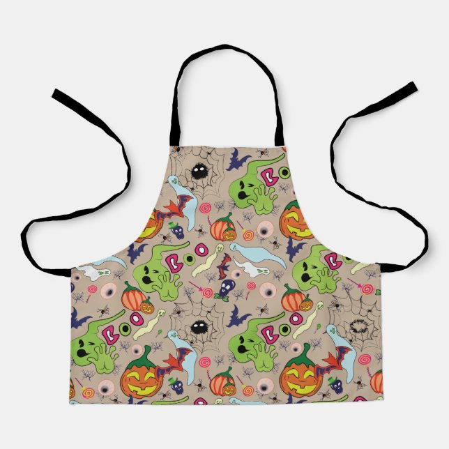 Halloween Graphic Design Collection Apron (Front)