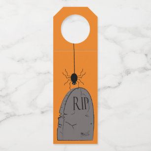 Halloween Gravestones bottle hanger