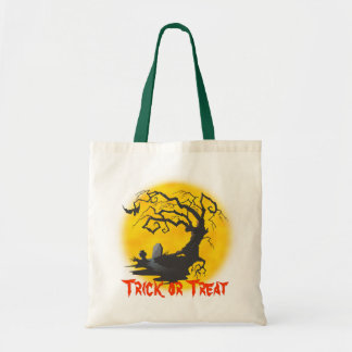 Halloween Graveyard and  Moon  Bag