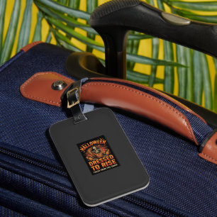 Halloween Graveyard Costume Awakening Luggage Tag
