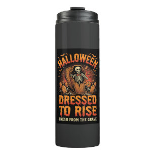 Halloween Graveyard Costume Awakening Thermal Tumbler