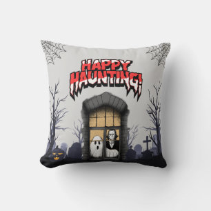 Halloween Graveyard Decor Cushion