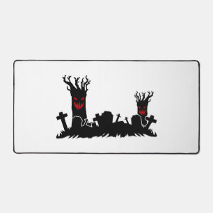 Halloween Graveyard Desk Mat