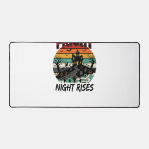Halloween Graveyard Fright Night Desk Mat