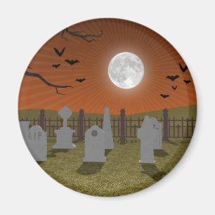 Halloween: Graveyard Scene: Magnet