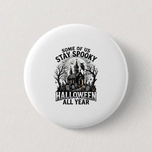 Halloween Graveyard Shirt for Spooky Season Fans_1 6 Cm Round Badge
