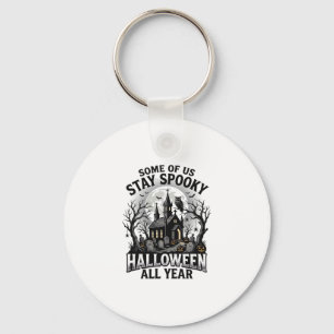 Halloween Graveyard Shirt for Spooky Season Fans_1 Key Ring