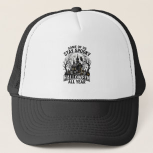 Halloween Graveyard Shirt for Spooky Season Fans_1 Trucker Hat